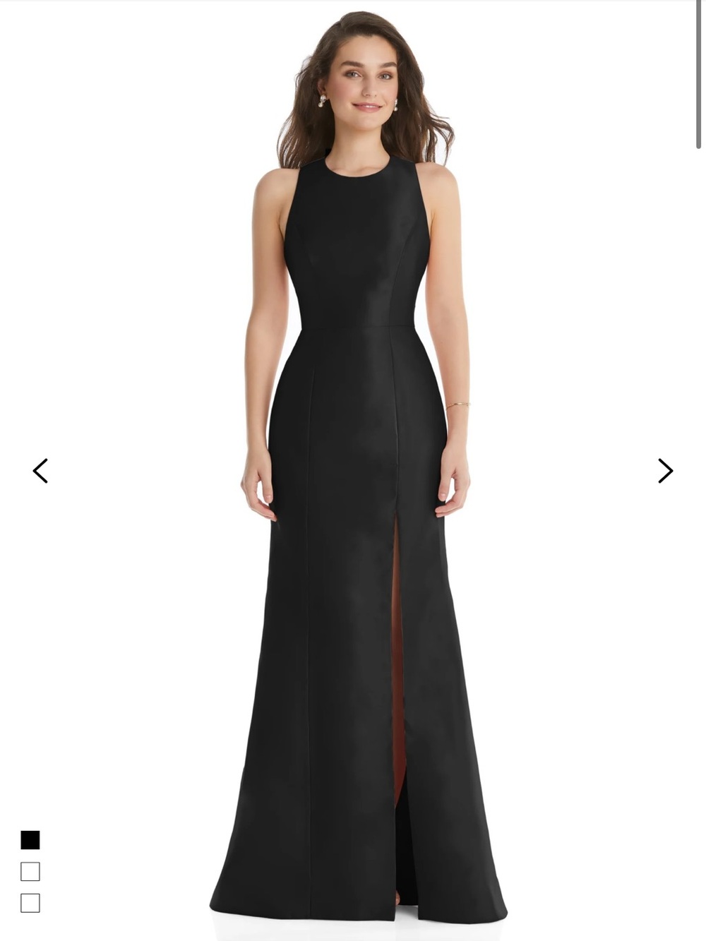 Alfred Sung Style D824 in BLACK - Autumn Wedding Guest Dress